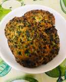 Thịt bằm chiên lá hẹ