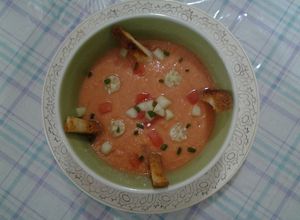 Una foto de Gazpacho andaluz