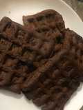 Waffles chocolatosos sin harinas