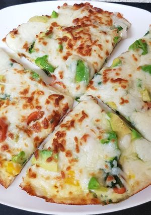 A picture of My Lovely Veggie Omelette 💚.