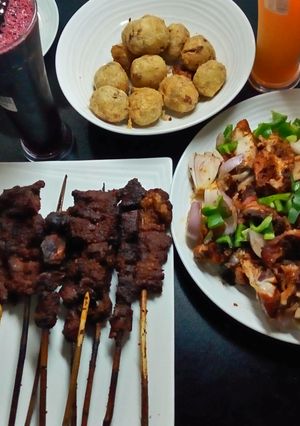 A picture of Steak meat,liver n kidney.