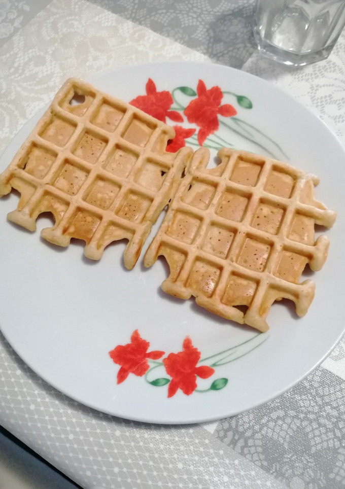 Una foto de 306. Waffles o gofres con harina de avena integral