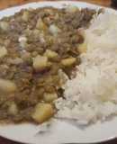 Lentejas con arroz