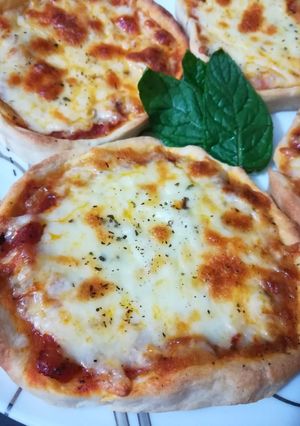 صورة لوصفة بيتزا 🍕