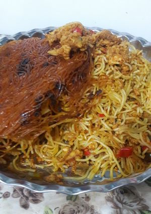 عکسی از دستور ماکارونیِ مرغ و قارچ