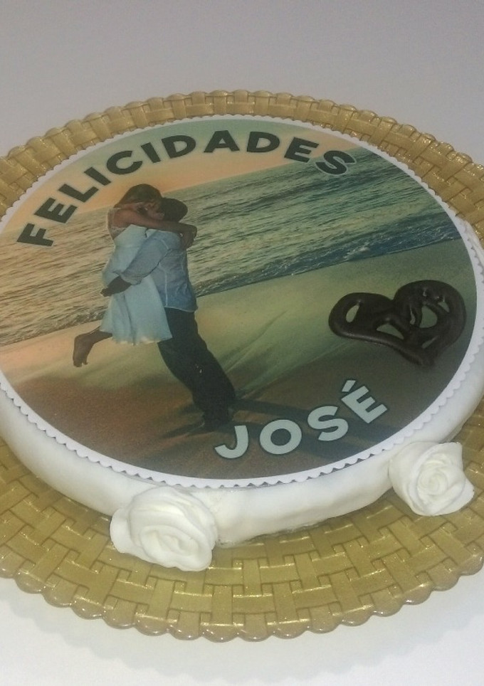 Una foto de Tarta de licor de café