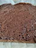 Keto castella chocolate cake