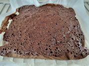 A picture of chocolate meringue cake