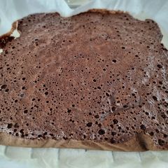 Keto castella chocolate cake A picture of Keto castella chocolate cake.