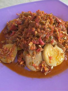 Foto resep Sambalado jengkol oncah ikan teri, ikan patin