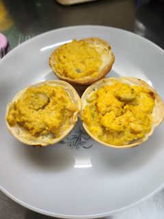 Una foto de Relleno base de pollo con aceitunas