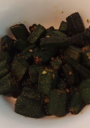 ঢেঁড়স ভাজা(dheras bhaja recipe in Bengali) রেসিপির প্রধান ছবি
