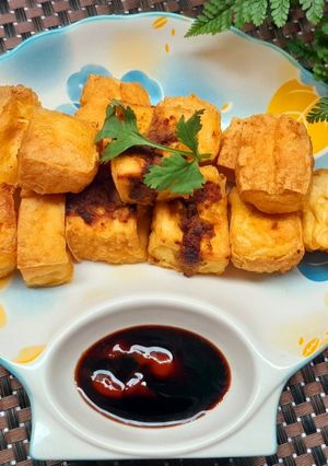 Hình của món Đậu chiên pate.