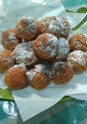 Foto resep Bola-bola ubi kuning krispy gula merah