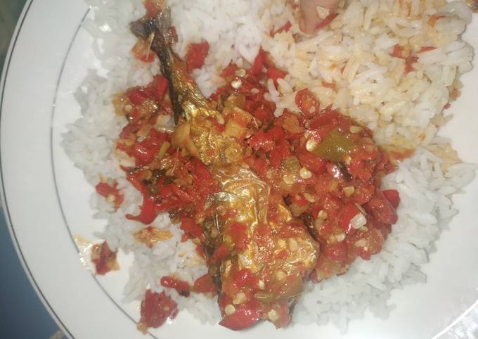 Ikan tongkol sambal rica rica