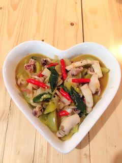 Foto resep Tumis Cumi Asem Pedas