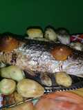 Lisa al horno con papas al natural