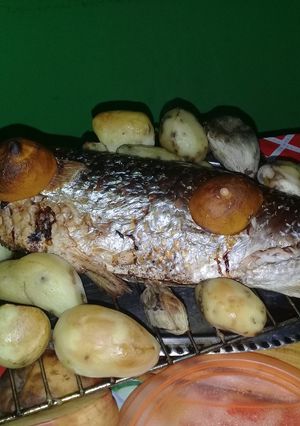 Una foto de Lisa al horno con papas al natural