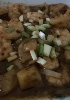 Foto resep Udang Tumis Nanas