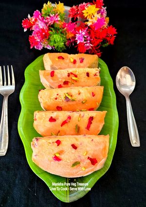 A picture of Muskmelon Ice cream - Summer Special.