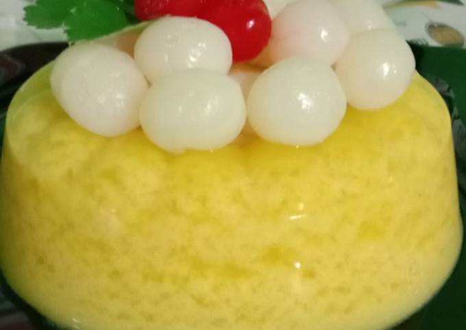 Puding jagung berlumut