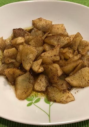 Una foto de Manzanas con canela