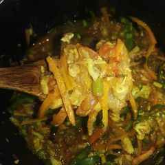 A picture of Vegetables soup.