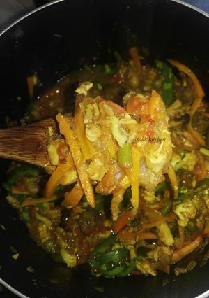 A picture of Vegetables soup.