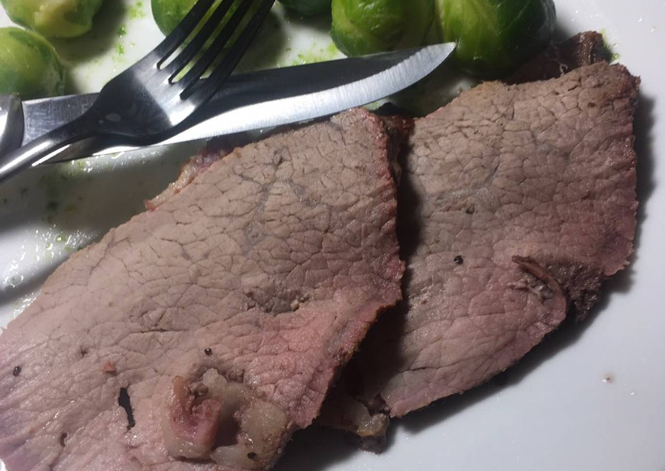 Larded beef