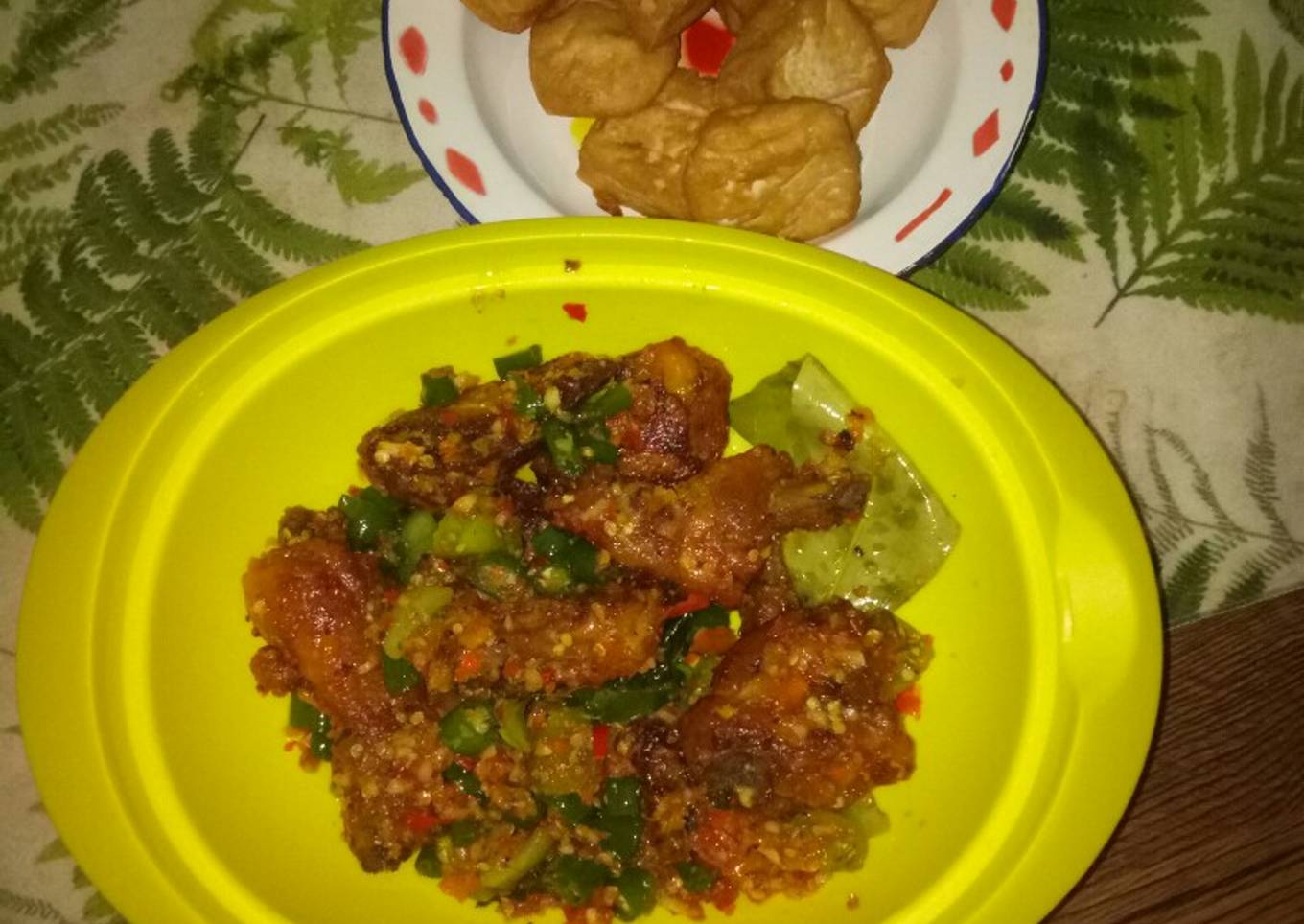 Ayam goreng asem pedas ala ala