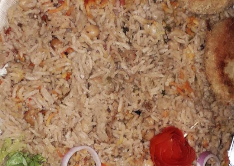 Recipe of Homemade White channe ka pulao