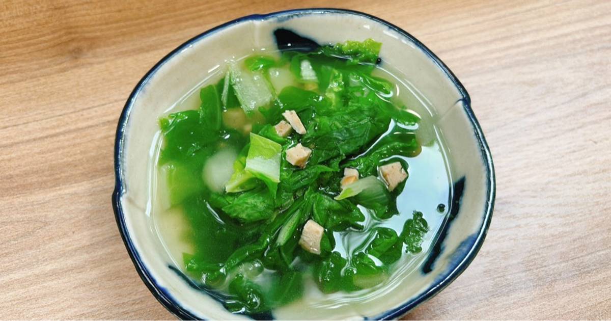 Cách Làm Món Canh rau cải nhún của Bảo Bình - Cookpad