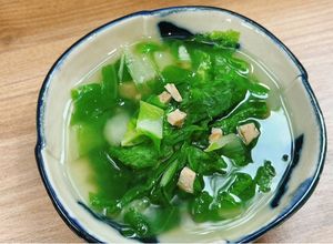 Hình của món Canh rau cải nhún.