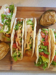 A picture of Chicken Taco (Roti).
