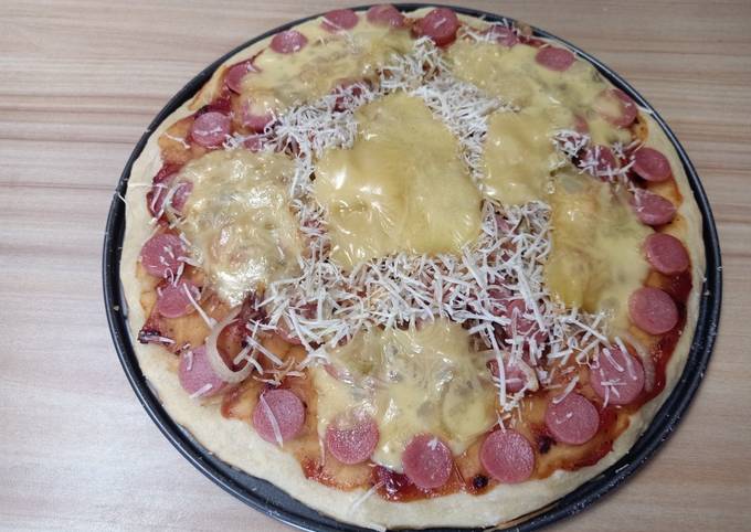 Cara Gampang Membuat Pizza rumahan sangat sederhana, Sempurna