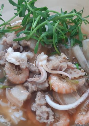 Hình của món Bún mắm.