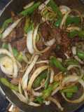 Carne enbollada con Pimentón