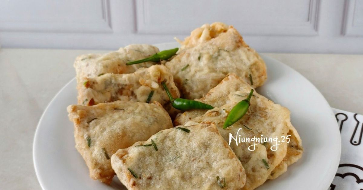Tempe Mendoan Daun Kucai