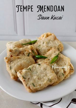 Foto resep Tempe Mendoan Daun Kucai