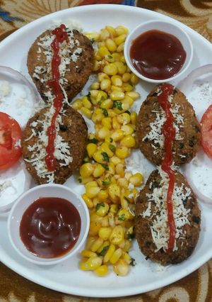 A picture of Vegetable oats cutlet.