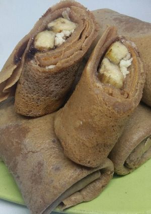 Foto resep Dadar gulung pisang keju