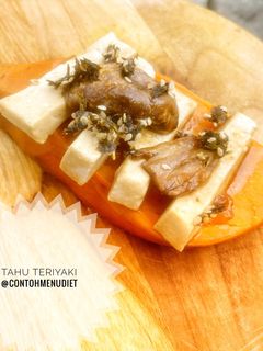 Foto resep Vegan tahu teriyaki ubi kuning