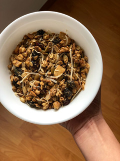 Una foto de Granola sin azúcar