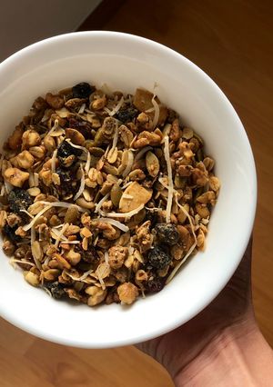 Una foto de Granola sin azúcar