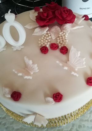Erdei gyümölcsös, mascarponés torta recept fotója