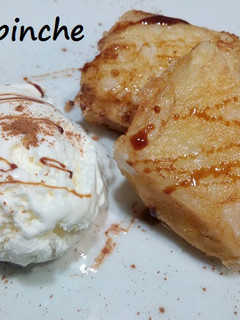 Una foto de Leche frita aromatizada y sin Gluten