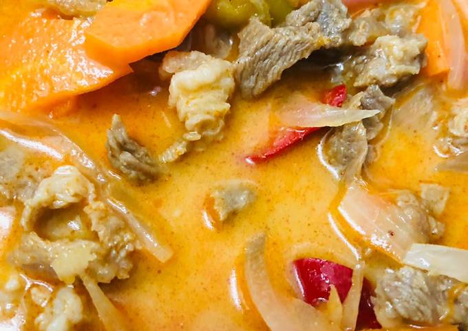 Resipi Tomyam Santan Daging Simple Oleh Chefsimple Cookpad