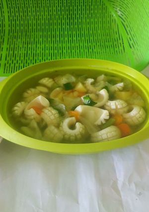 Foto resep Sup kembang cumi