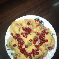 Sev aloo papdi chat A picture of Sev aloo papdi chat.