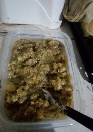 Una foto de Berenjena al escabeche!! (Del huerto a la mesa) 🥰